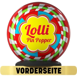 On The Ball-Bowlingblle im Design Top Lolli Pin Popper