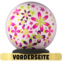 On The Ball-Bowlingblle im Design Top Colorful Flowers