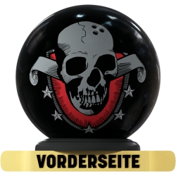 On The Ball-Bowlingblle im Design Top Skull Shield