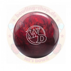 White Dot Bowlingball Columbia 300 Color Lava Fire Red Scarlet Polyester / Rumball