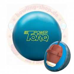 Power Torq Co 300 Sky Blue Solid Bowlingball Reaktiv mittel- bis starkgelt
