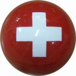 Funball Swiss Flag Ball Bowlingball / Bowlingkugel